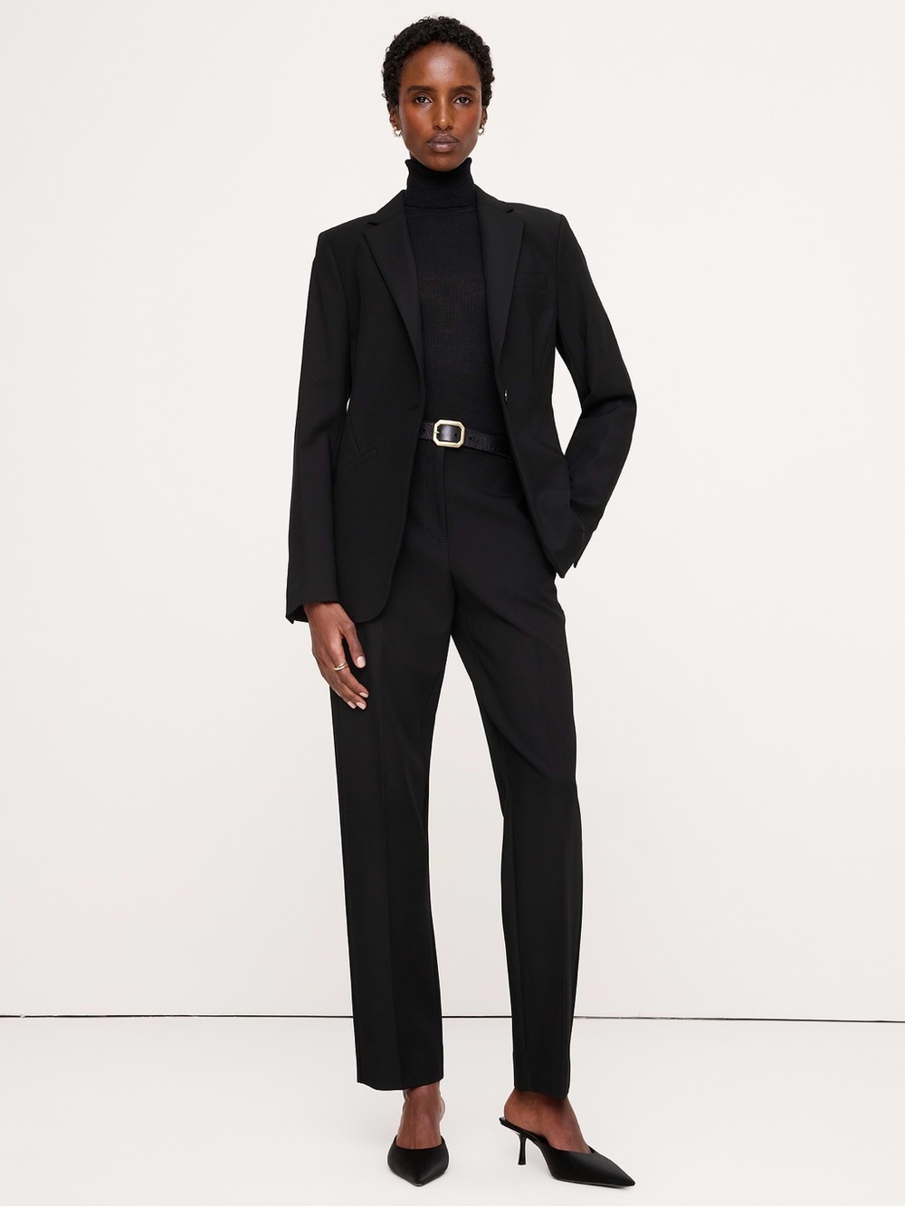 Banana Republic Ultra High-Rise Modern Slim City Stretch Ankle Pant